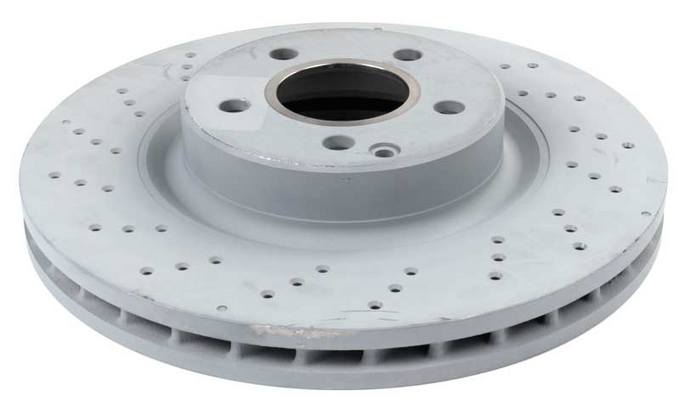 Mercedes Disc Brake Rotor - Front (330mm) (Cross-Drilled)